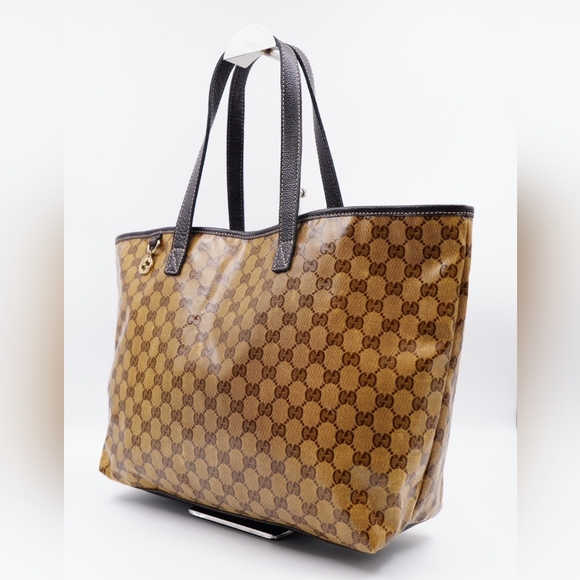 AX40❤️ Gucci GG Crystal Coated Canvas tote - Picture 3 of 13